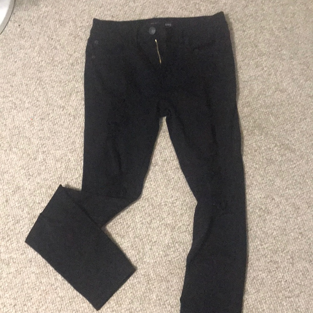Express black distressed jeans